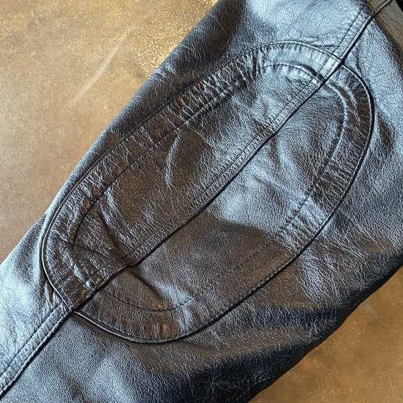 VTG Y2K Polaris Embroidered Leather Jacket - Picture 11 of 16